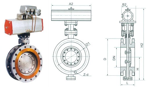 供应	 D643H气动蝶阀
